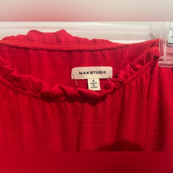 Max studio red off-shoulder dress - Picture 2 of 4